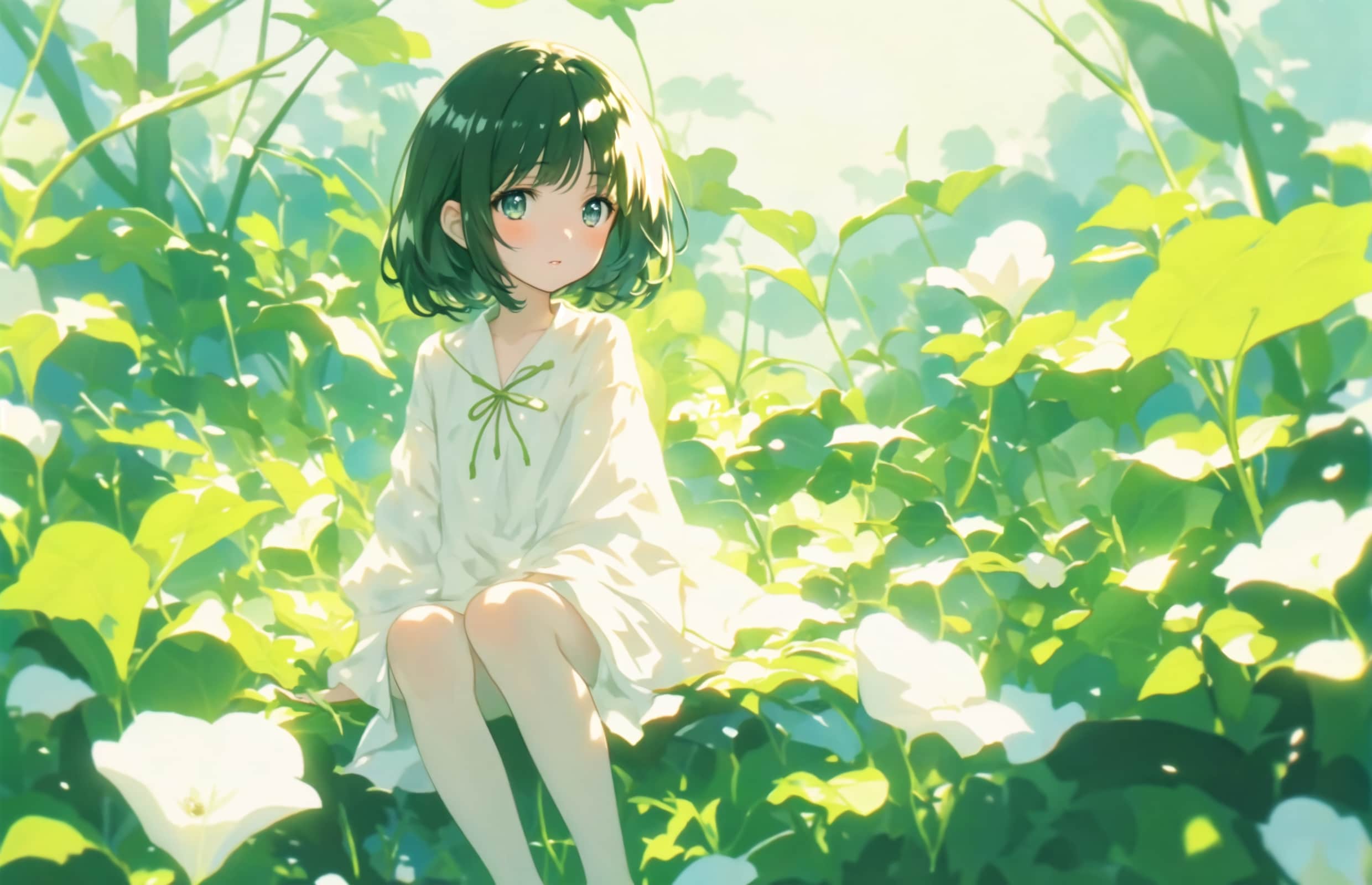 葉っぱ少女 | の人気AIイラスト・グラビア