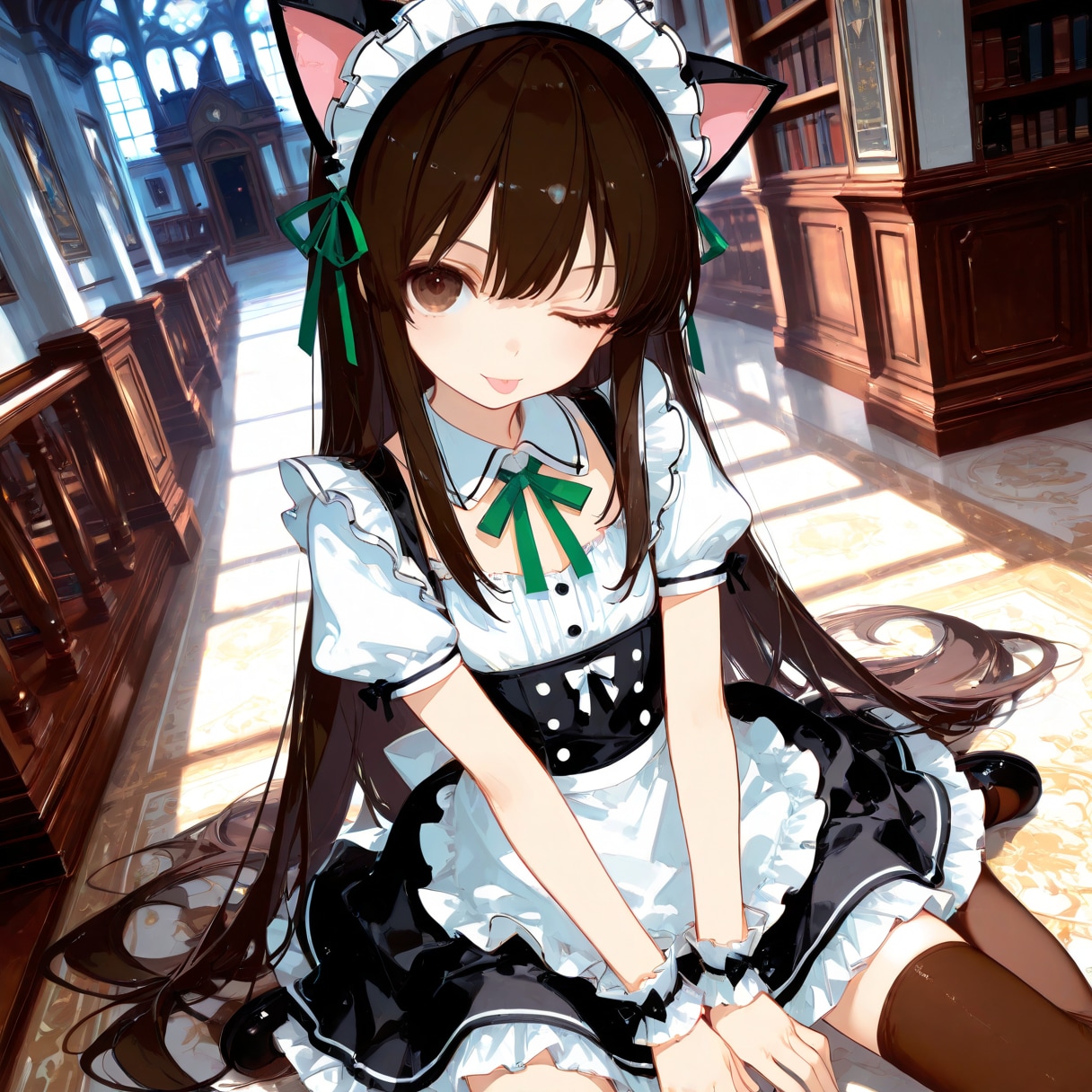 猫耳メイドの新人研修