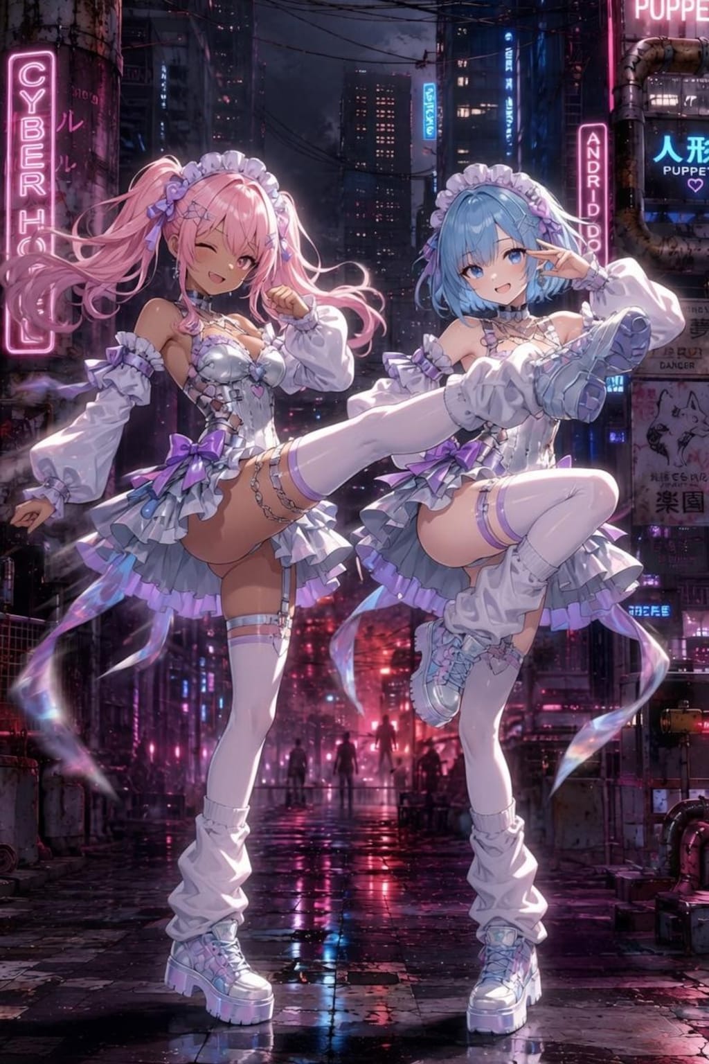Neon Doll Sisters