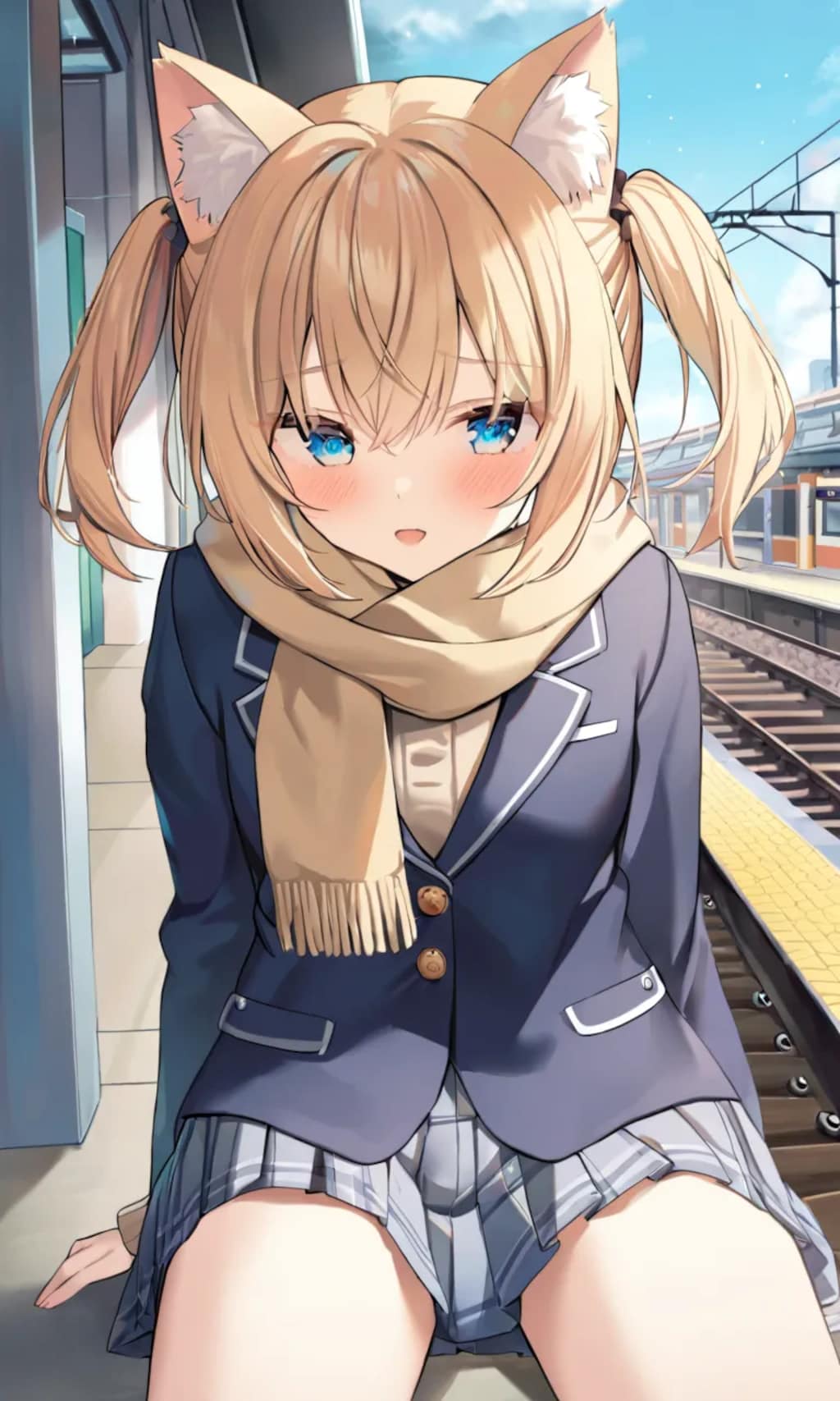 こるり「寒っ寒い」まや「いきなり寒くなったな」