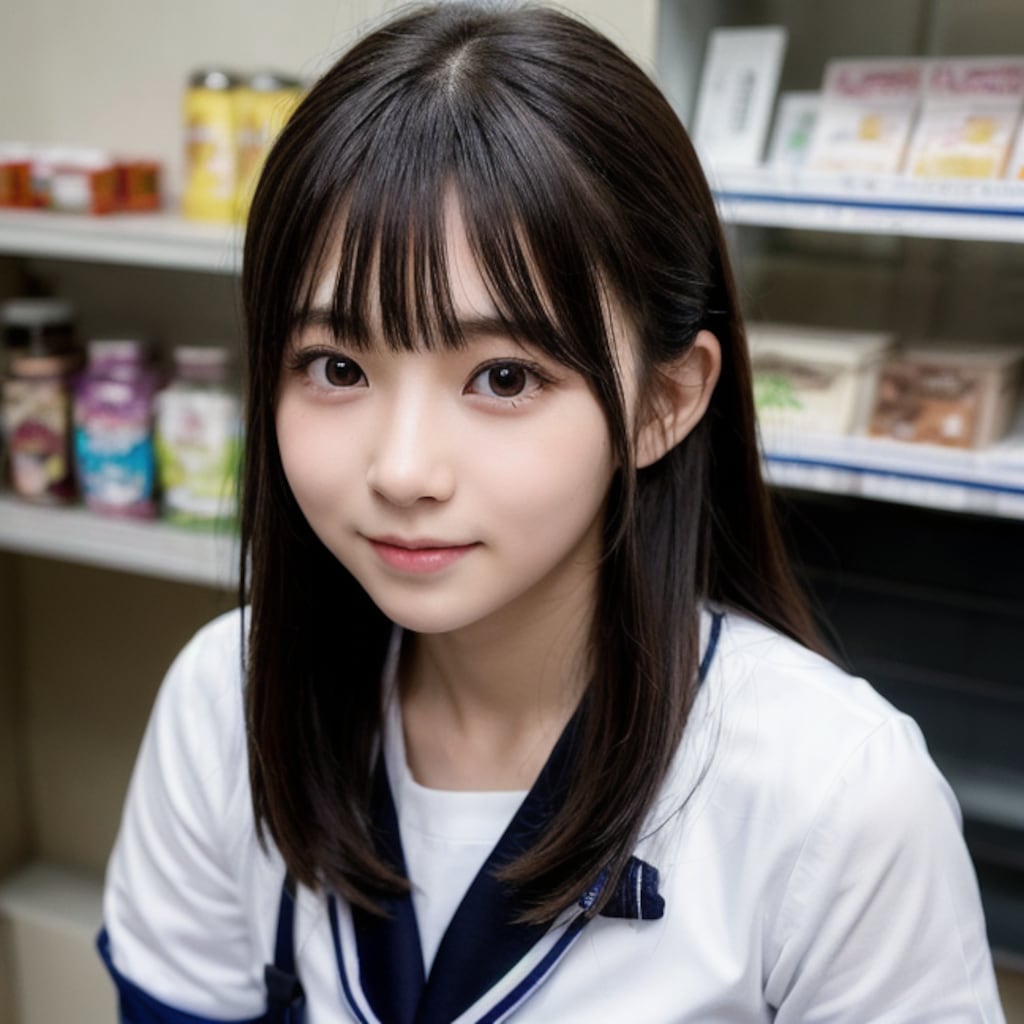 お菓子を買って欲しっ娘ちゃん