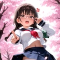 こら！　そこの君！　スカートの中を覗き……堂々と見るだなんて不潔です！　変態です！　ハレンチです！ 2枚目