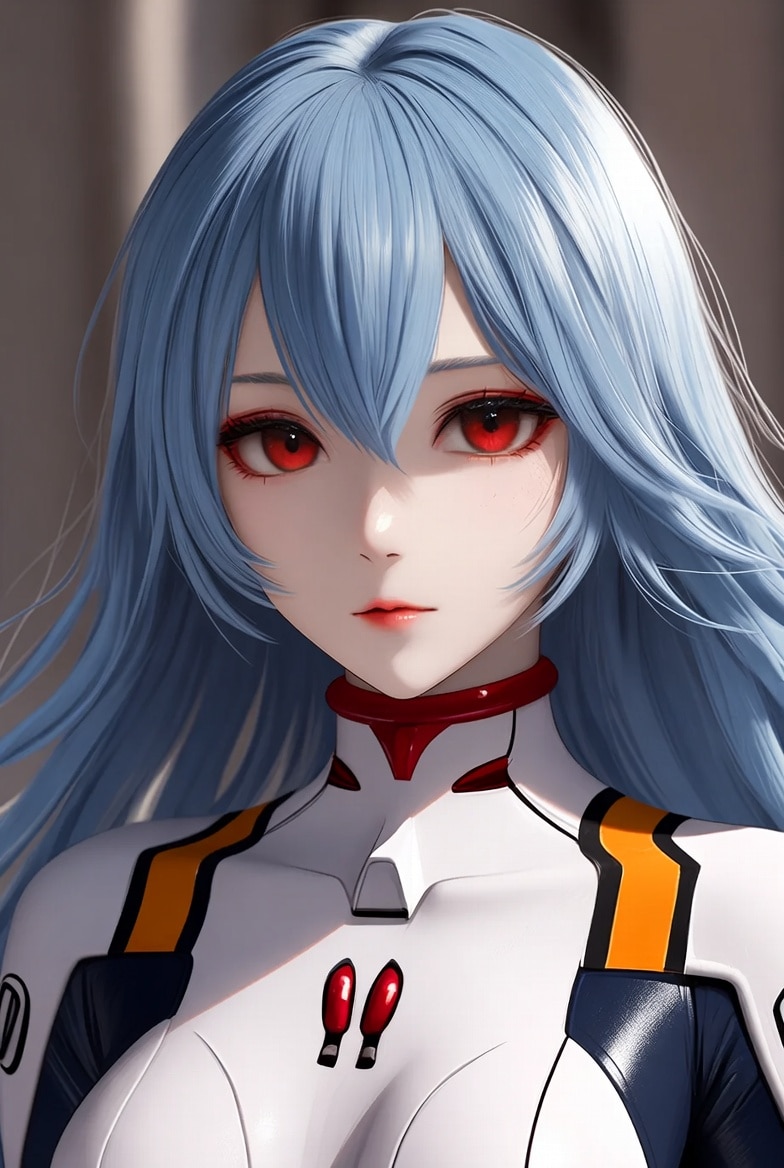 綾波レ○3 | の人気AIイラスト・グラビア