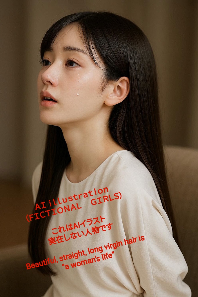 “初めてのバッサリ”直前の美少女