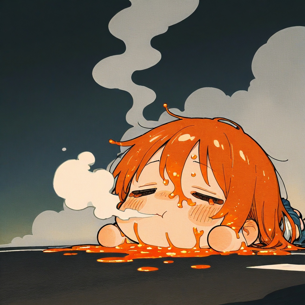 あ゛～つ゛～い゛～