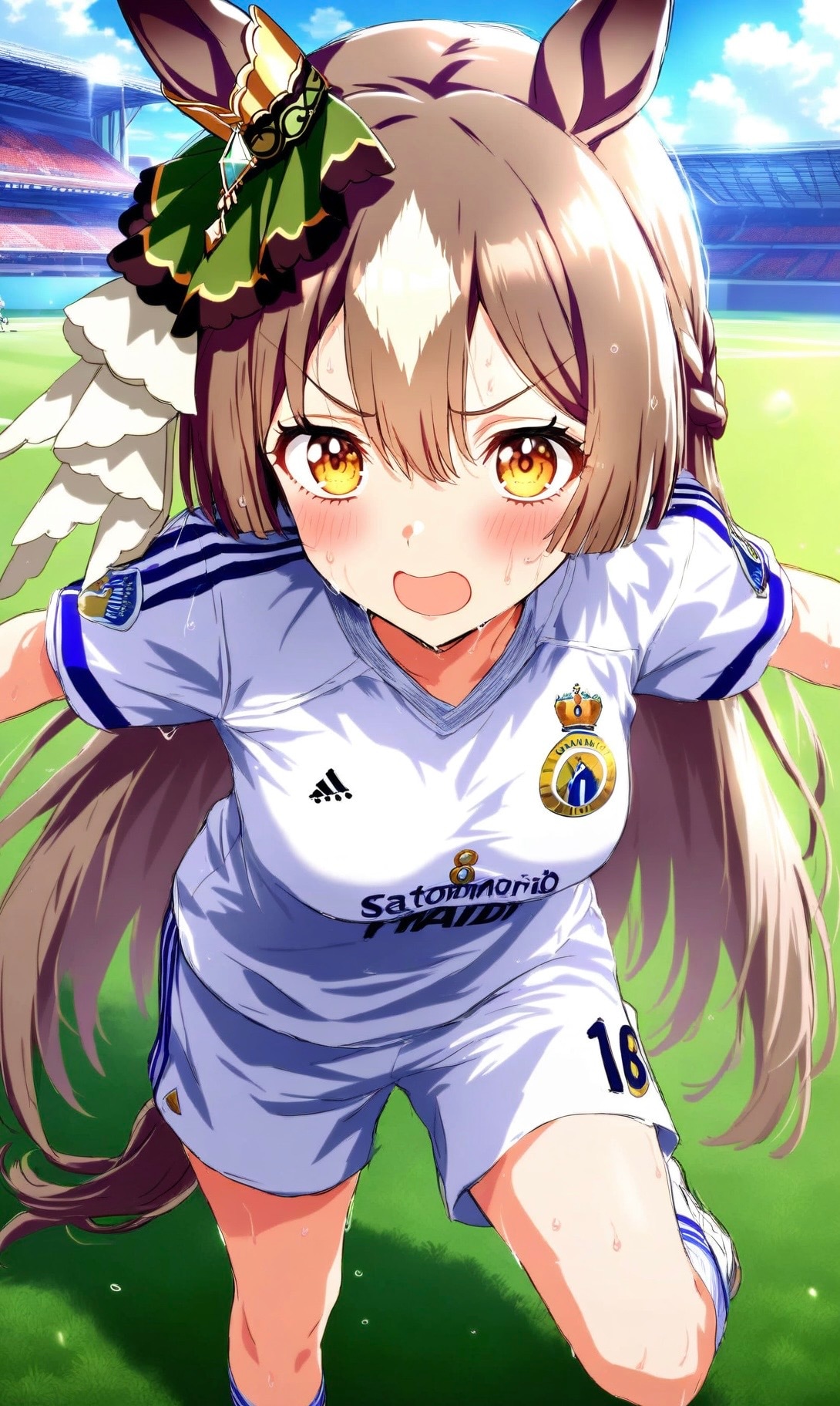 必死に守るダイヤちゃん