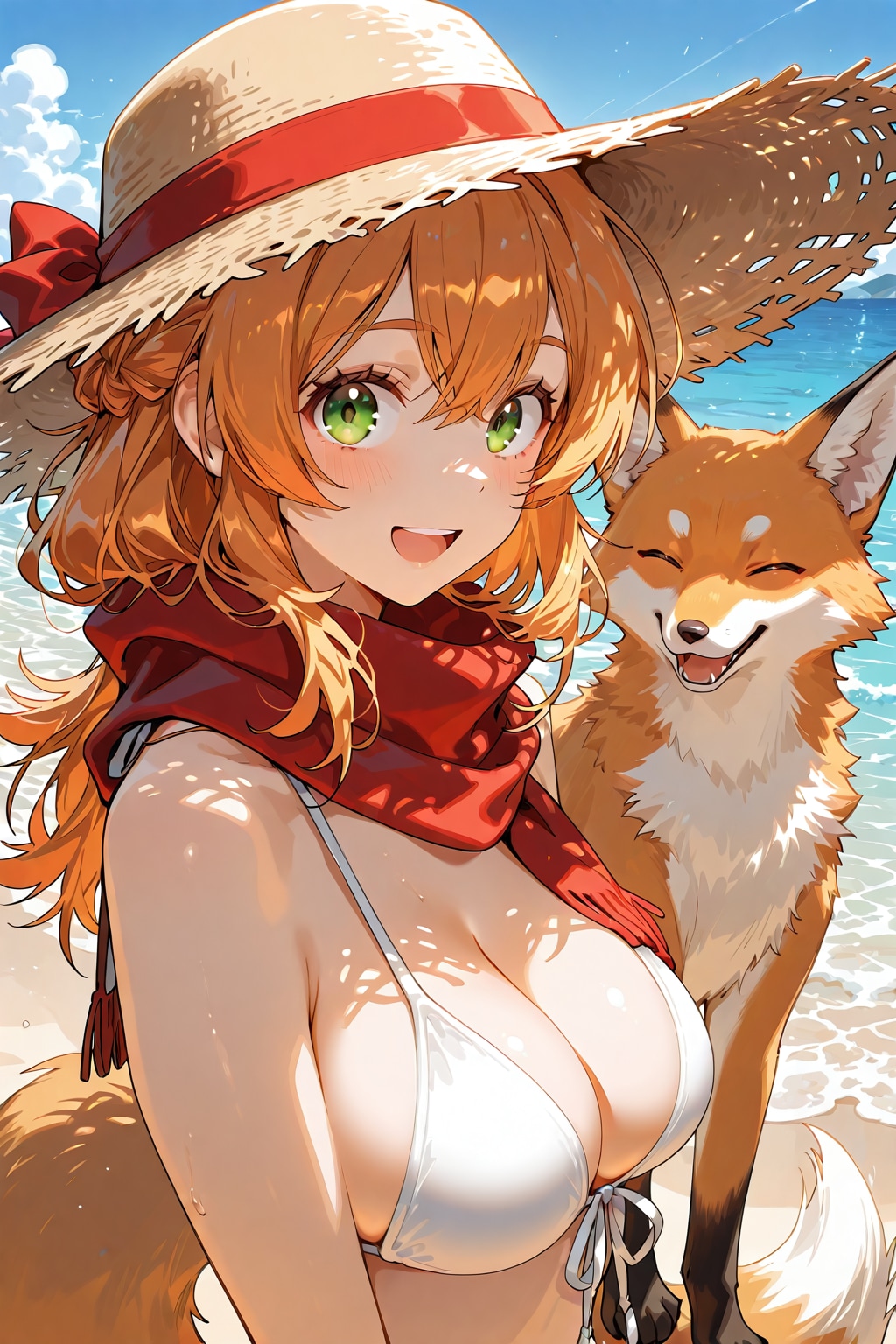 キツネと一緒 | の人気AIイラスト・グラビア