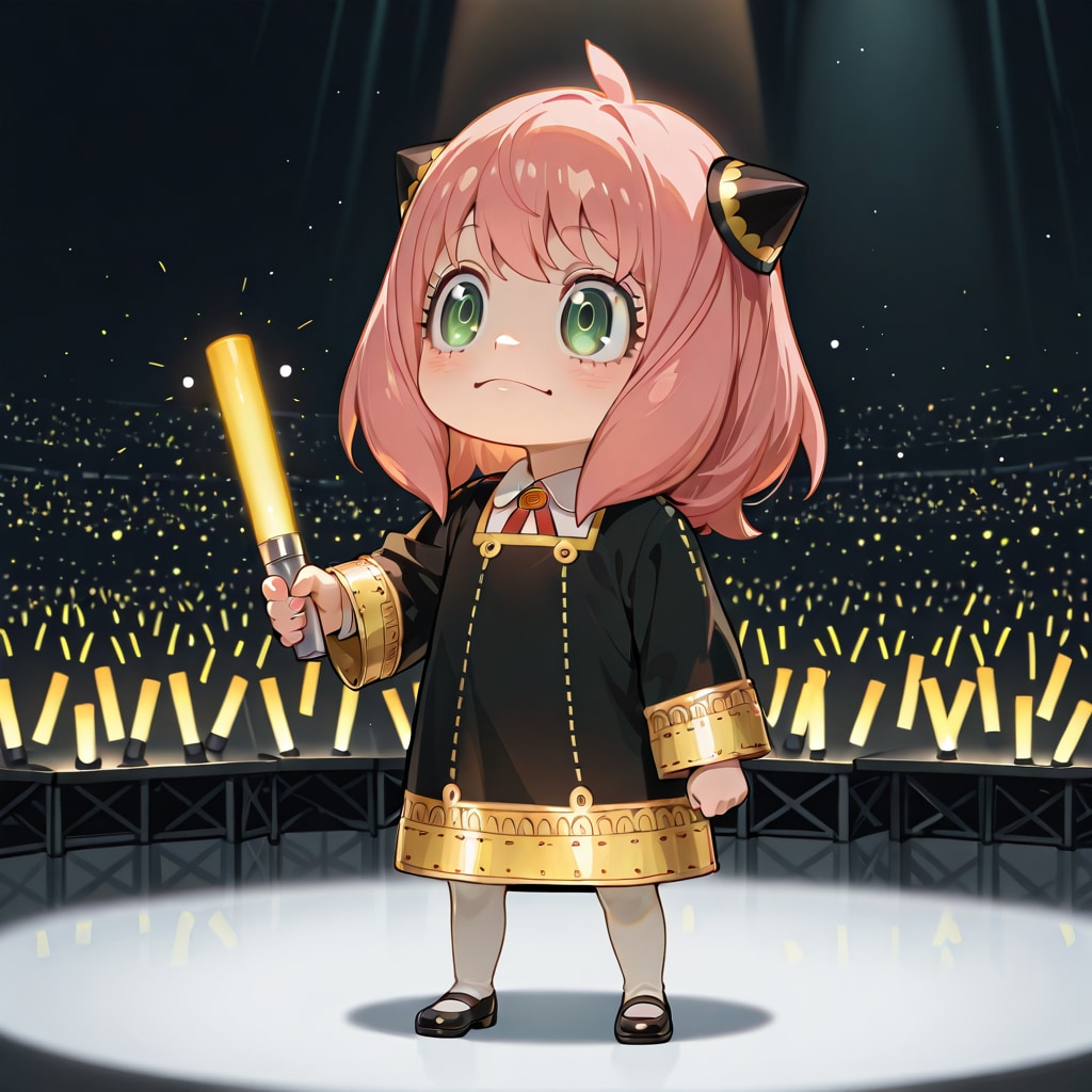 アーニャ　サイリウム　2026/1/31 | の人気AIイラスト・グラビア