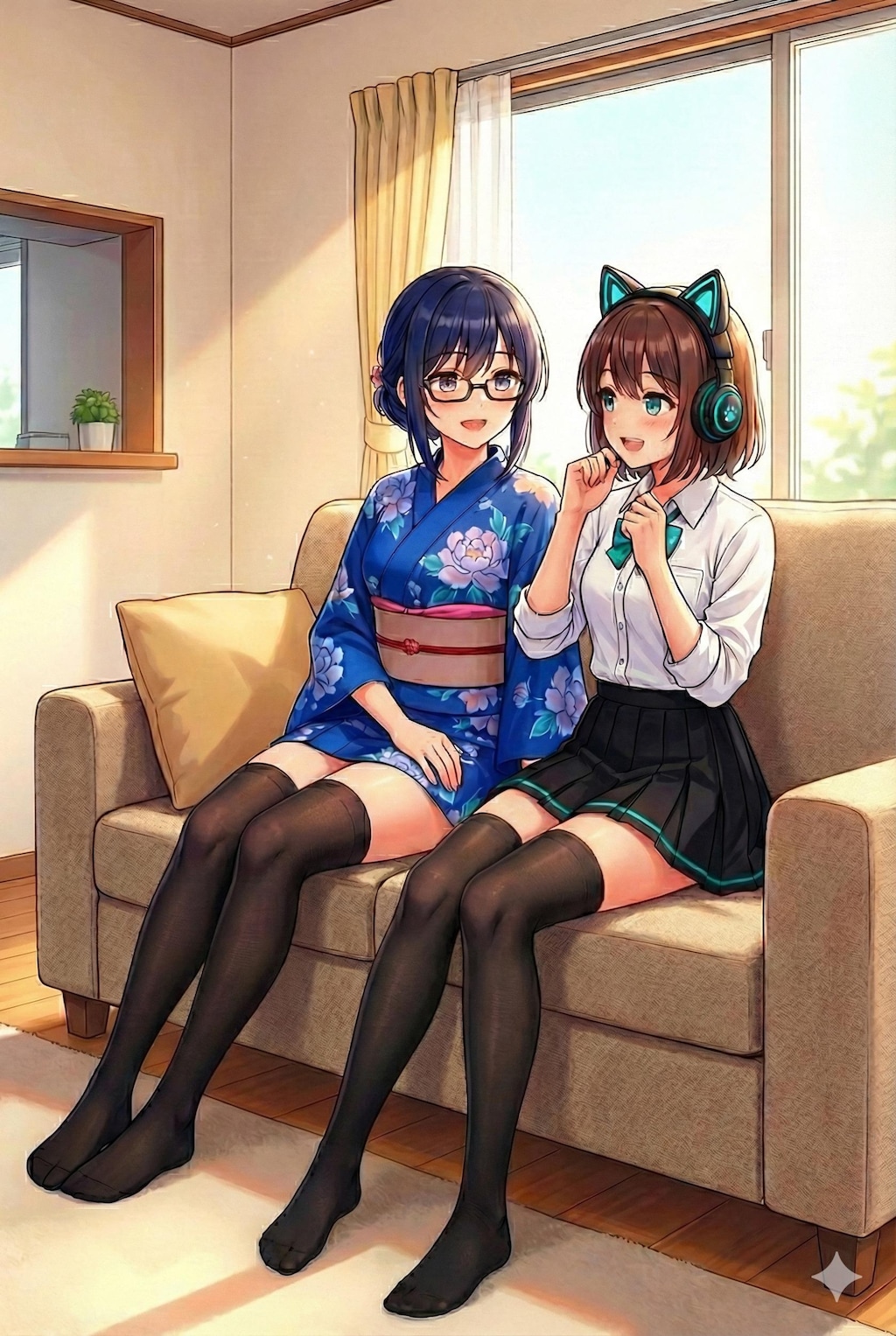 穏やかな朝の風景