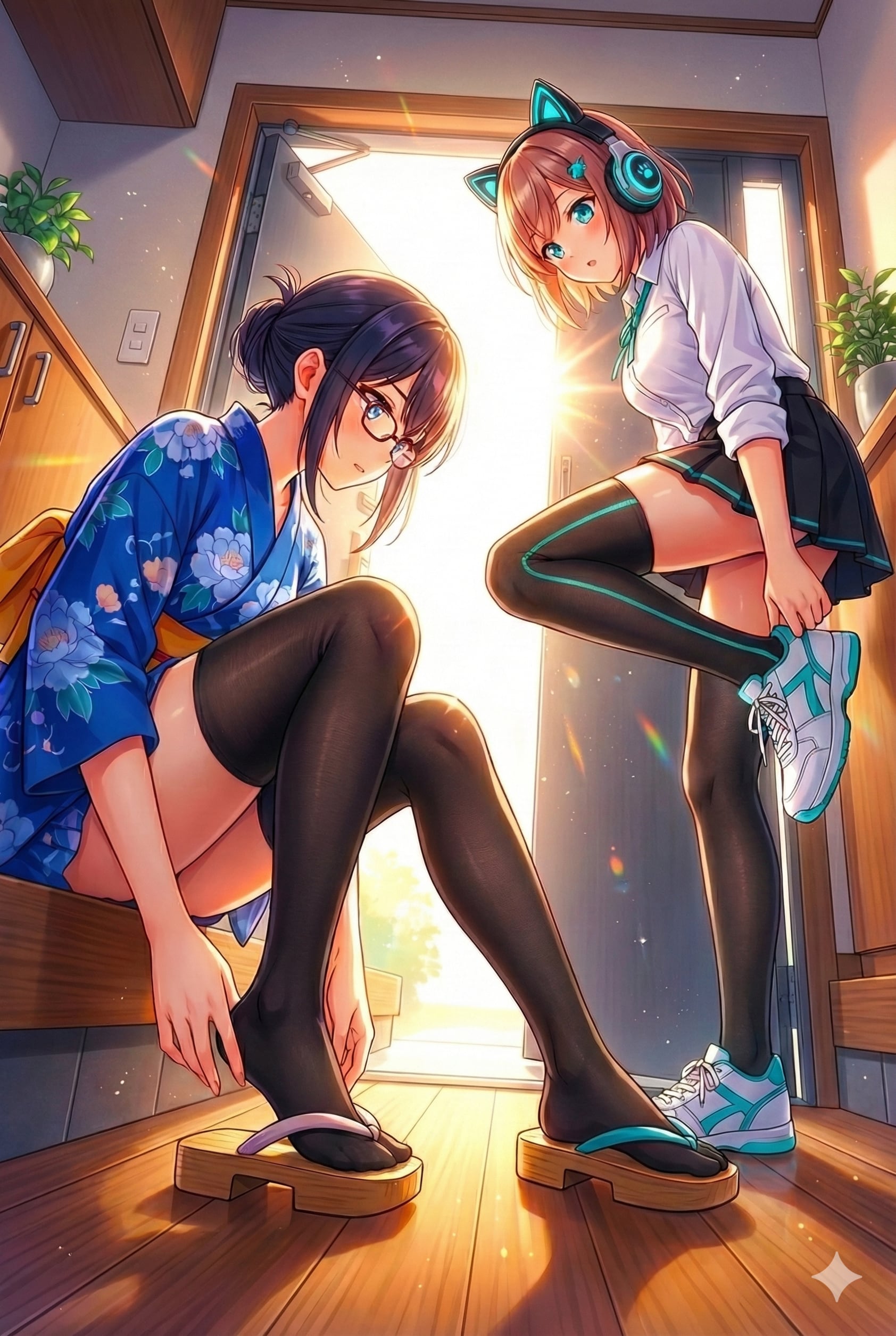 穏やかな朝の風景 | の人気AIイラスト・グラビア