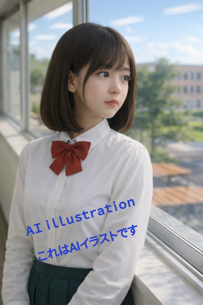 卒業まで髪を切らなかった数少ない彼女。   気が弱そうな子だったけど、   周りの変化に心が揺れていたとしても不思議じゃない。