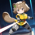 光学兵器搭載サイボーグたぬき娘ちゃん 2枚目