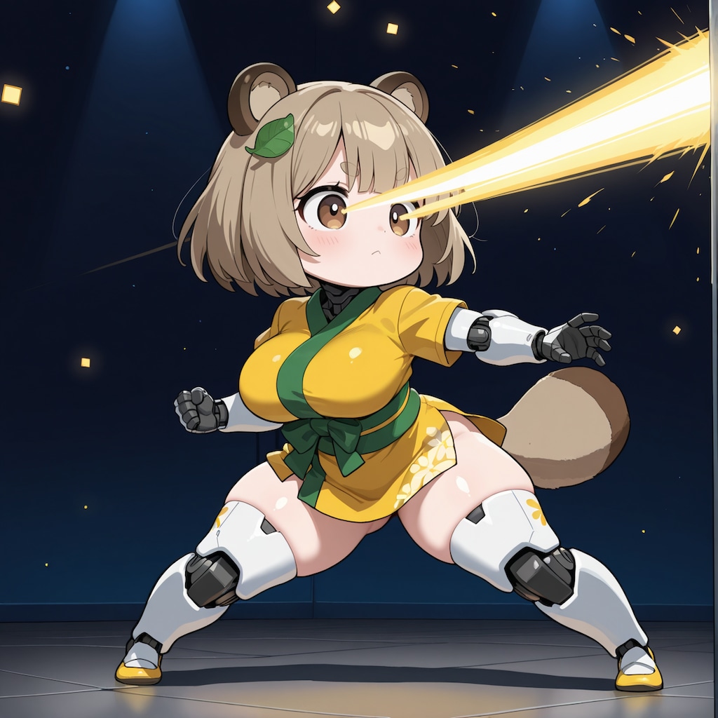 光学兵器搭載サイボーグたぬき娘ちゃん