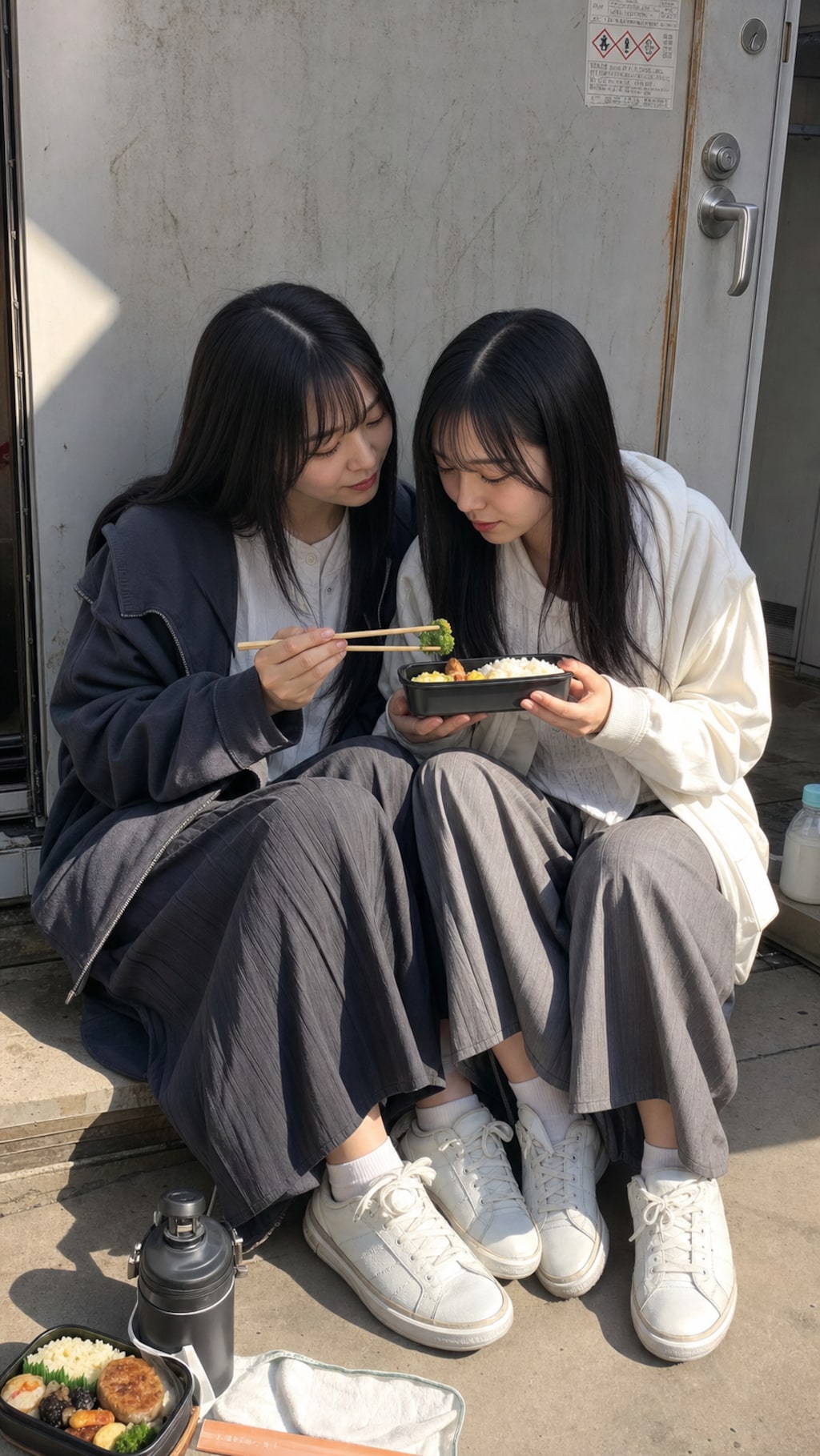 Sharing a Simple Lunch