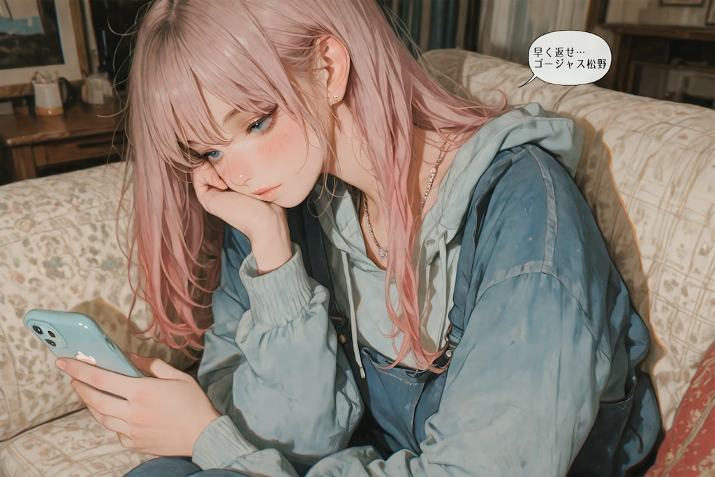 【セリフ入れました】やきもき…