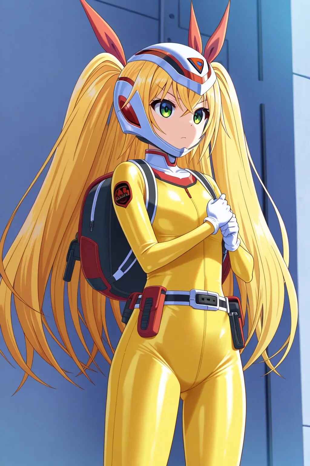 カガクなやつら　久世愛莉（くぜ あいり）・緋月綾奈（ひづき あやな）・緋月透子（ひづき とうこ）（戦隊コスチューム） | の人気AIイラスト・グラビア