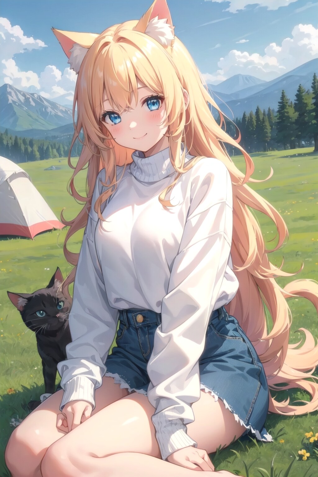 キャンプwith猫