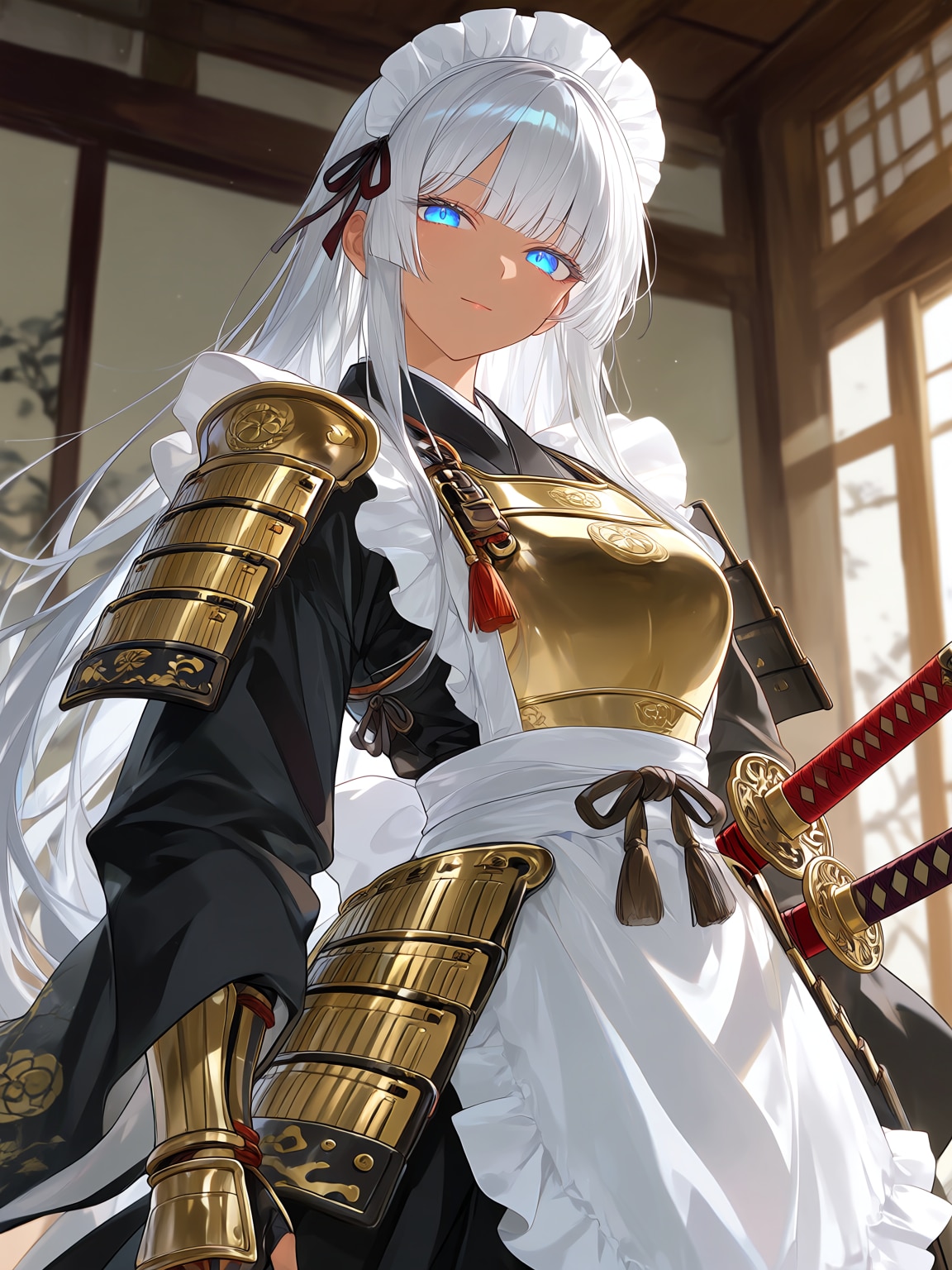 武装和メイド2 | の人気AIイラスト・グラビア