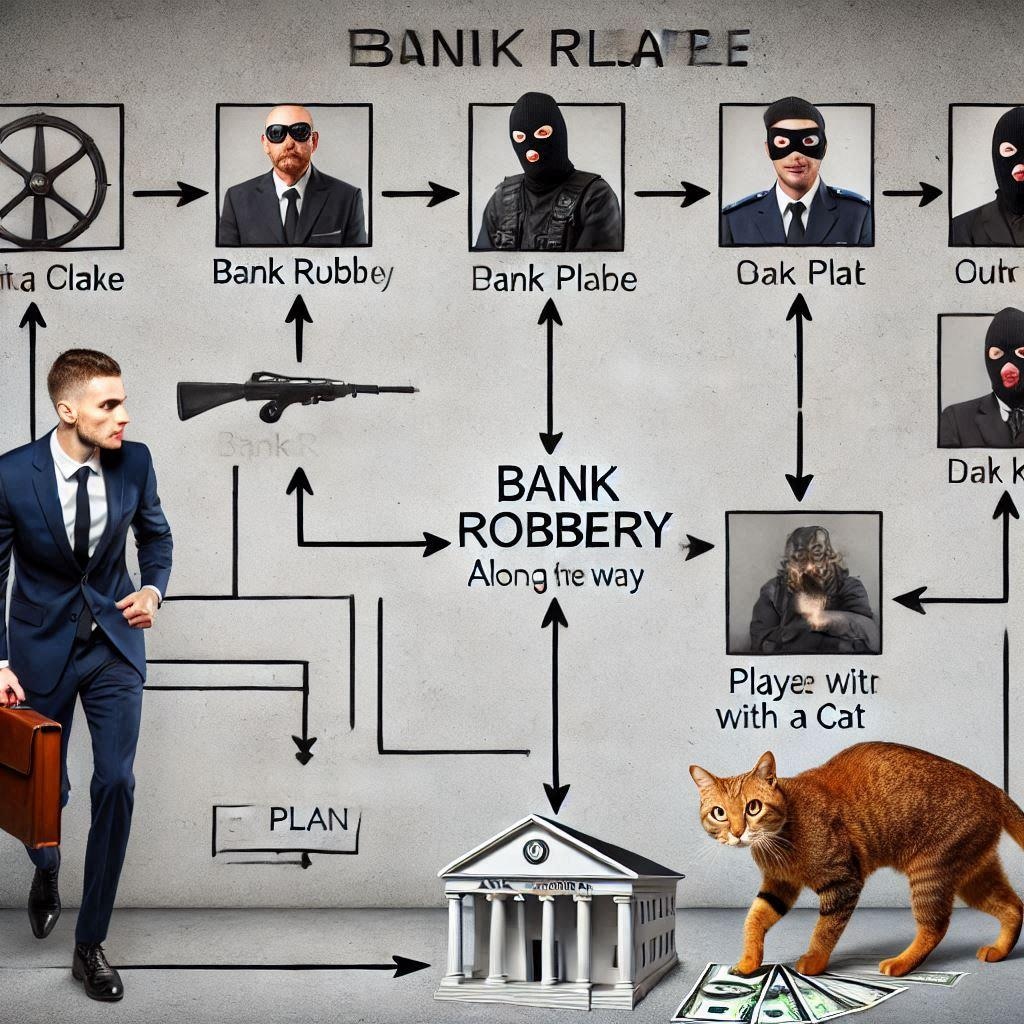 銀行強盗の手順