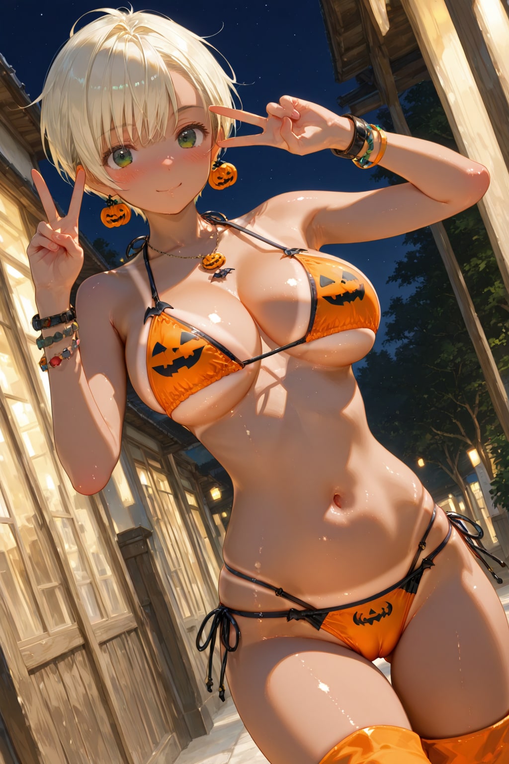 ハロウィンナイトにセクシーポリス