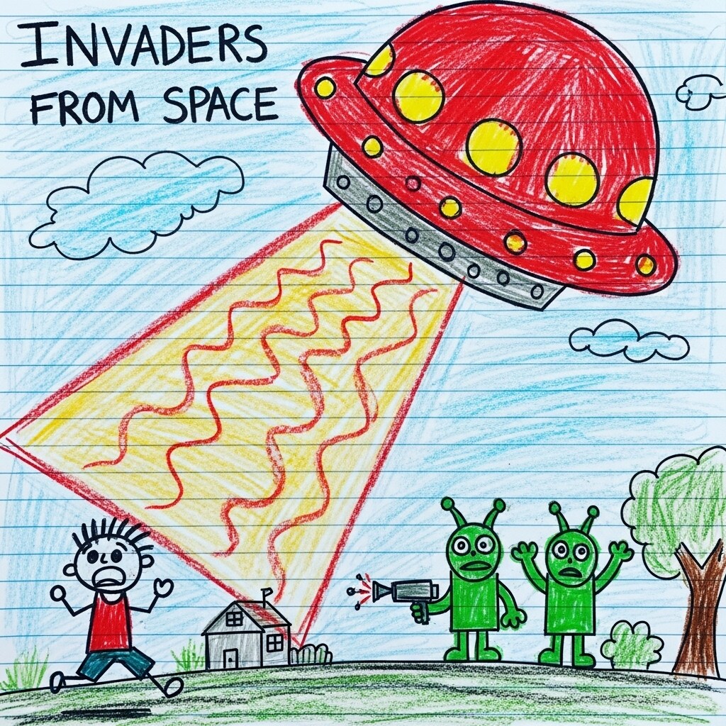 うちゅうからのしんりゃくしゃ