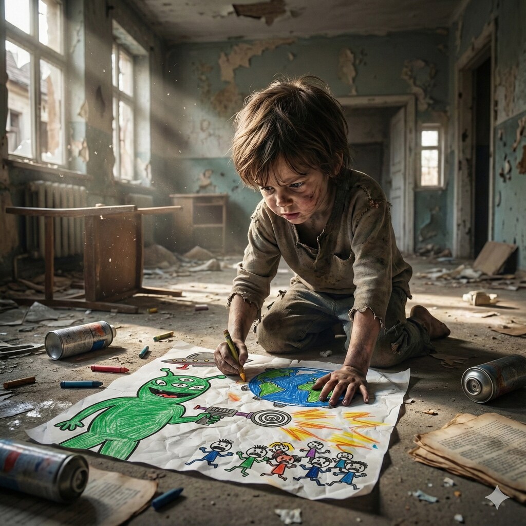 うちゅうからのしんりゃくしゃ