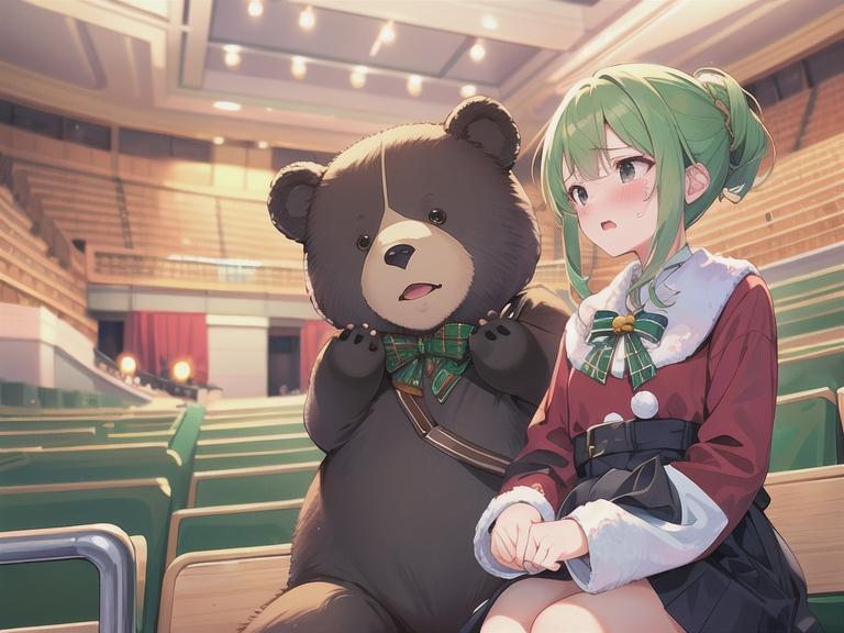 ライブ会場を間違えた幸子(とクマさん)