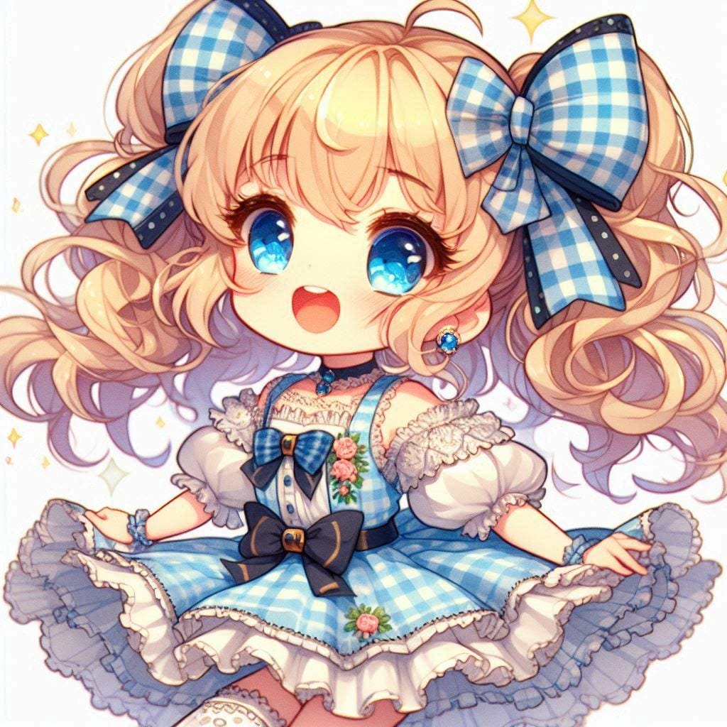 DALL·E 3で金髪ちゃん
