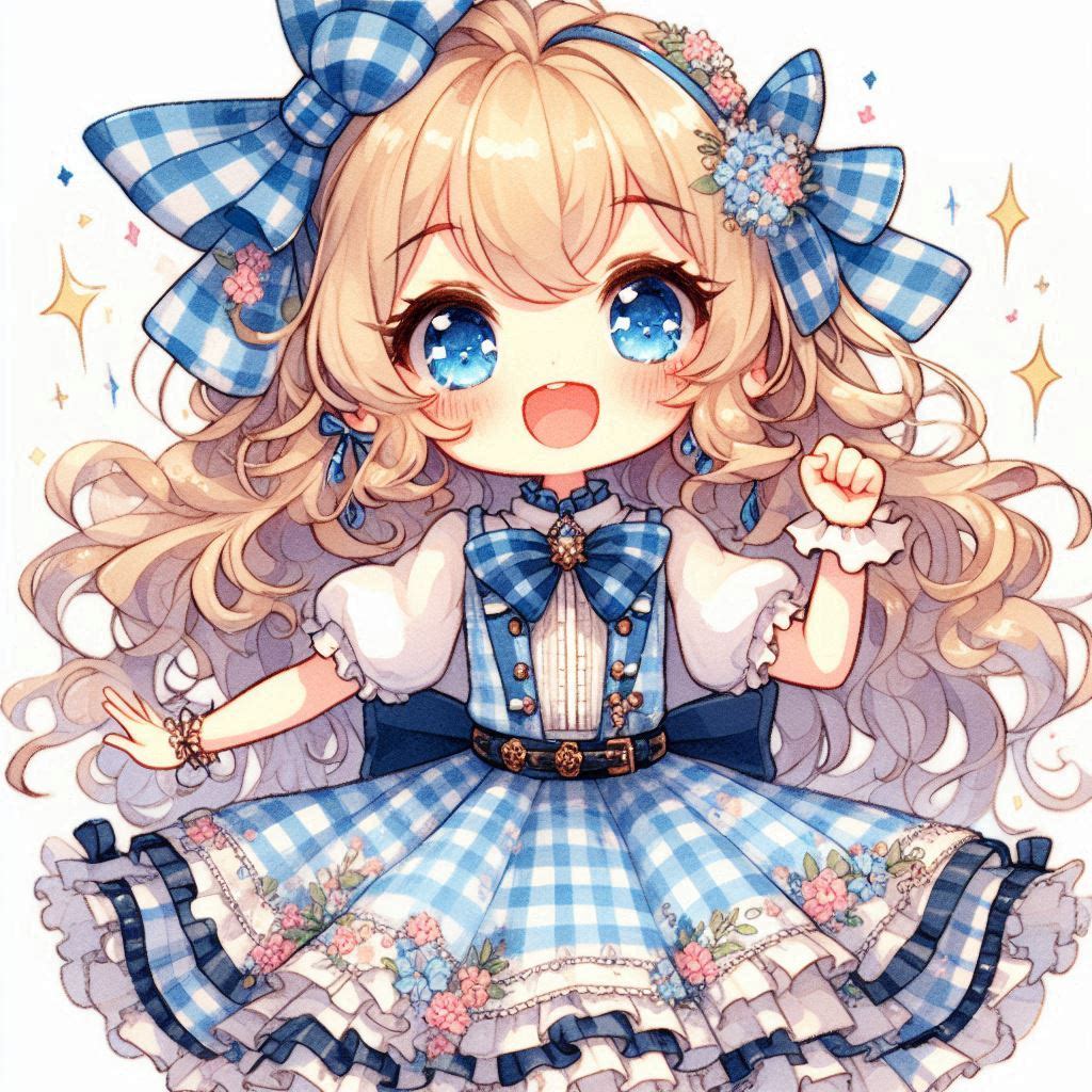 DALL·E 3で金髪ちゃん