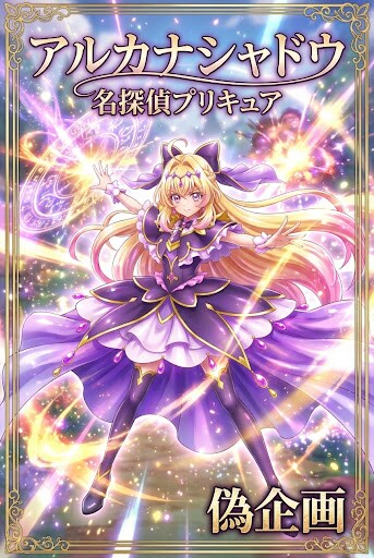 名探偵プリキュア　キュアアルカナ・シャドウ | の人気AIイラスト・グラビア