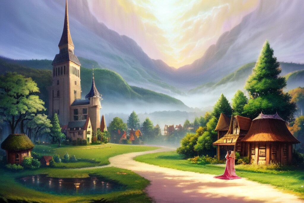 風景　ファンタジー風