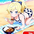 水着でカレーを食う2025① 2枚目