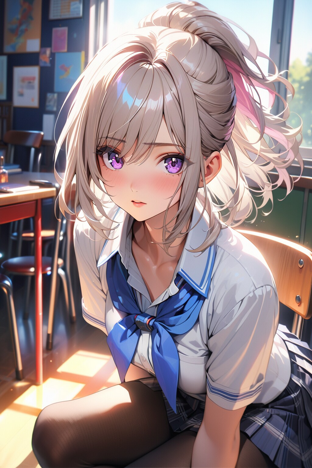 （５４３HQ）銀髪ちゃん制服