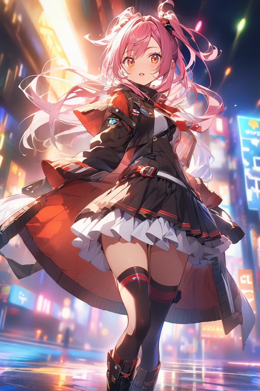 ニーハイ | の人気AIイラスト・グラビア