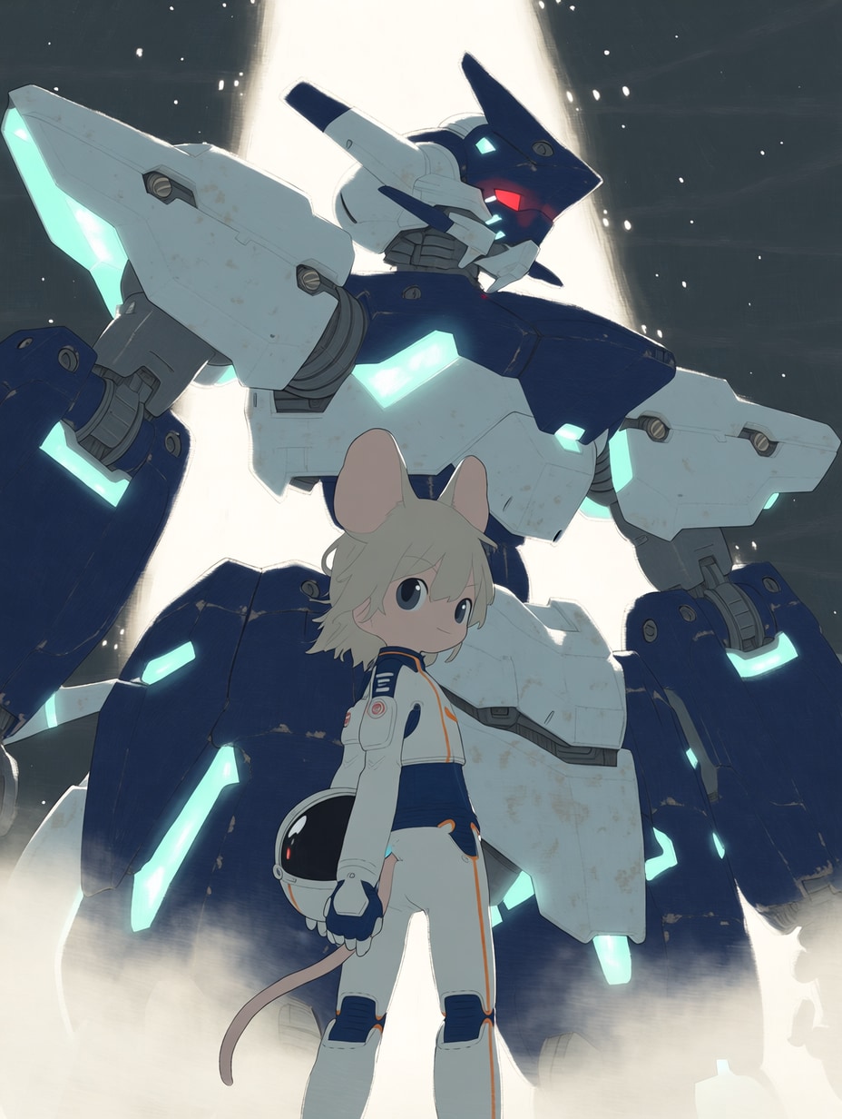 ロボとねず耳 | の人気AIイラスト・グラビア