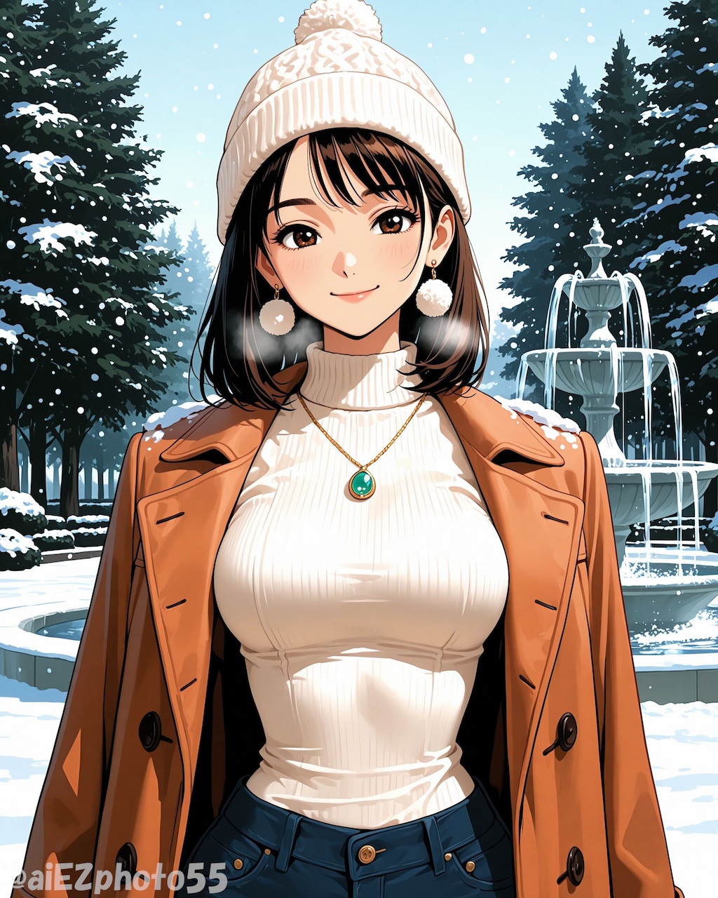 降雪時の待ち合わせ2