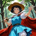 男装の蒼き姫騎士 3枚目