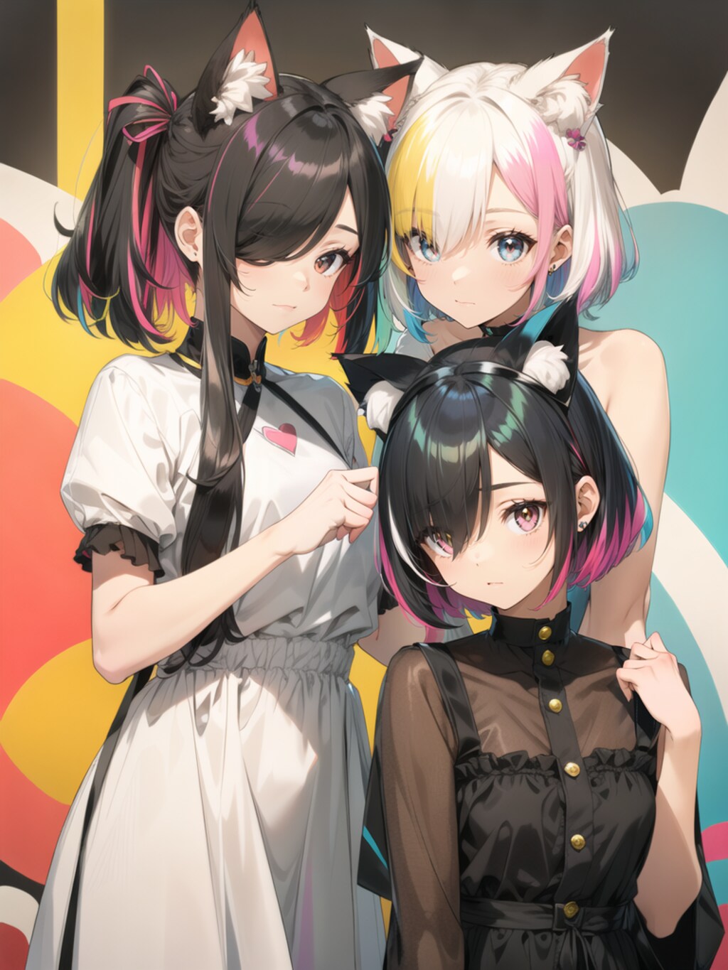 猫耳三姉妹×5枚