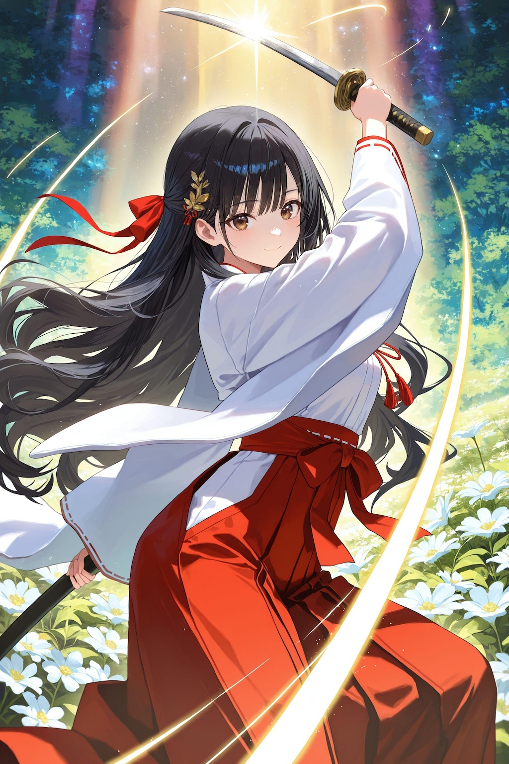 異世界神社の巫女さん（神楽さん）