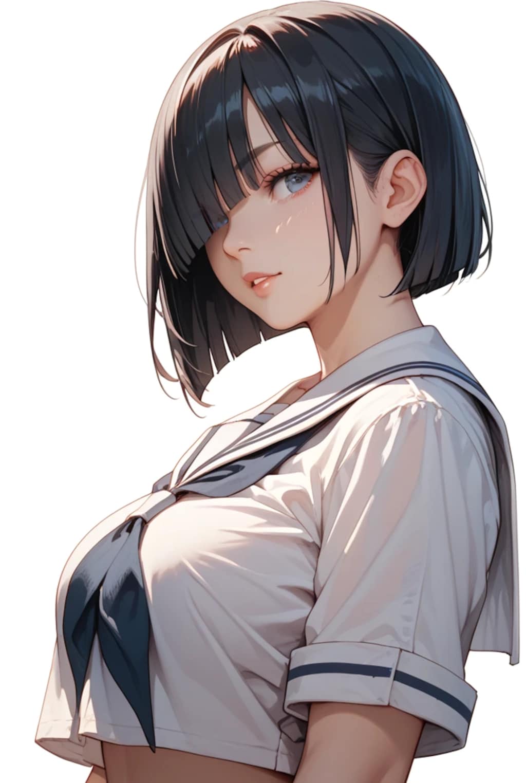 巨乳なセーラー服