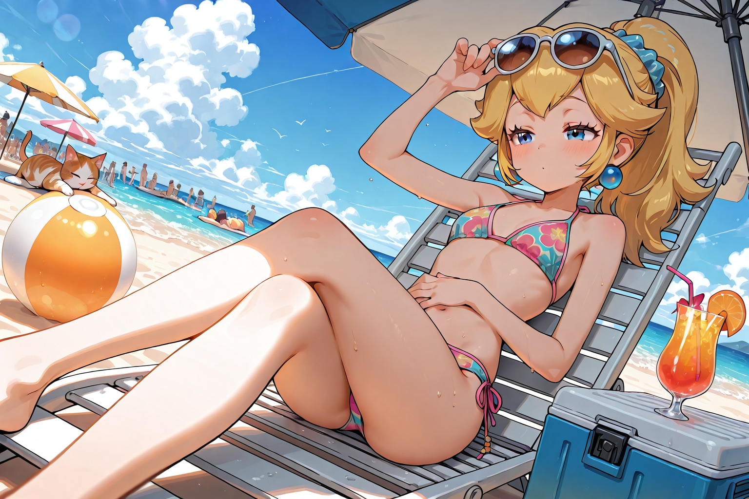 この暑さでも庶民は元気ねー