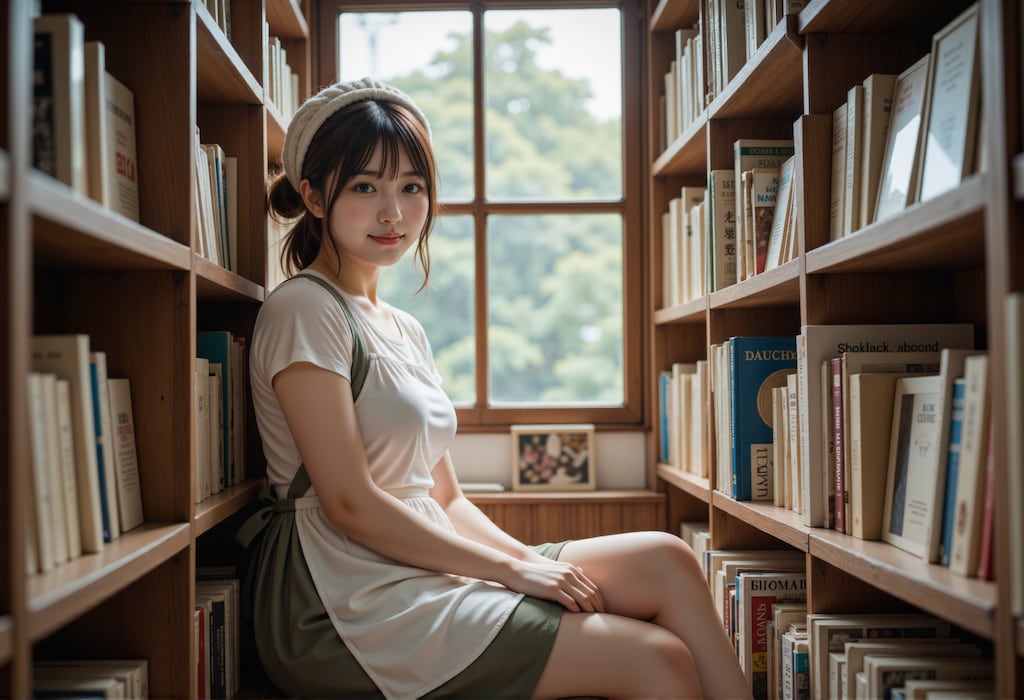 本屋さんの店員 4