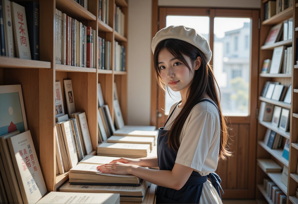 本屋さんの店員 4