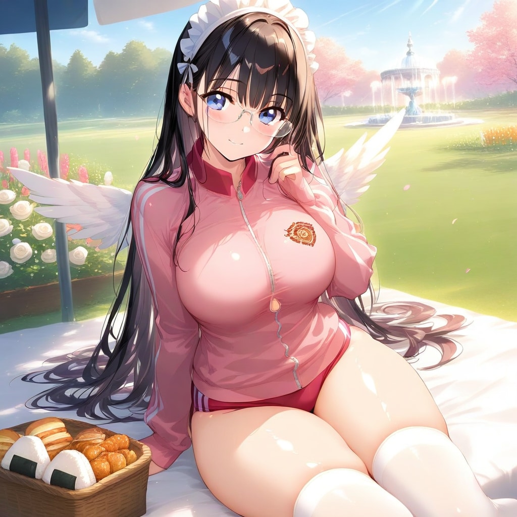 春の庭ピクニック