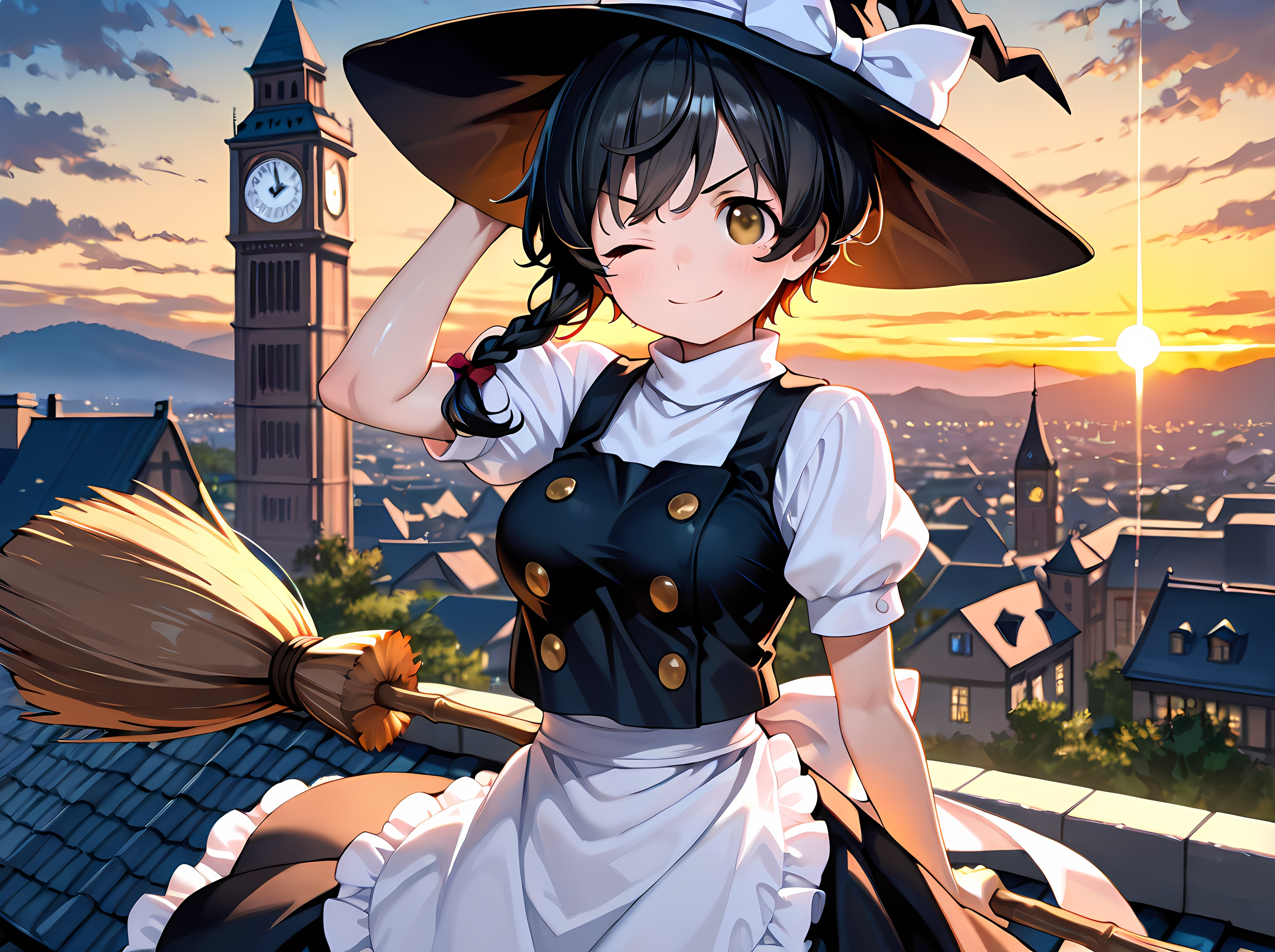 魔法使いセンちゃん🧹 | の人気AIイラスト・グラビア