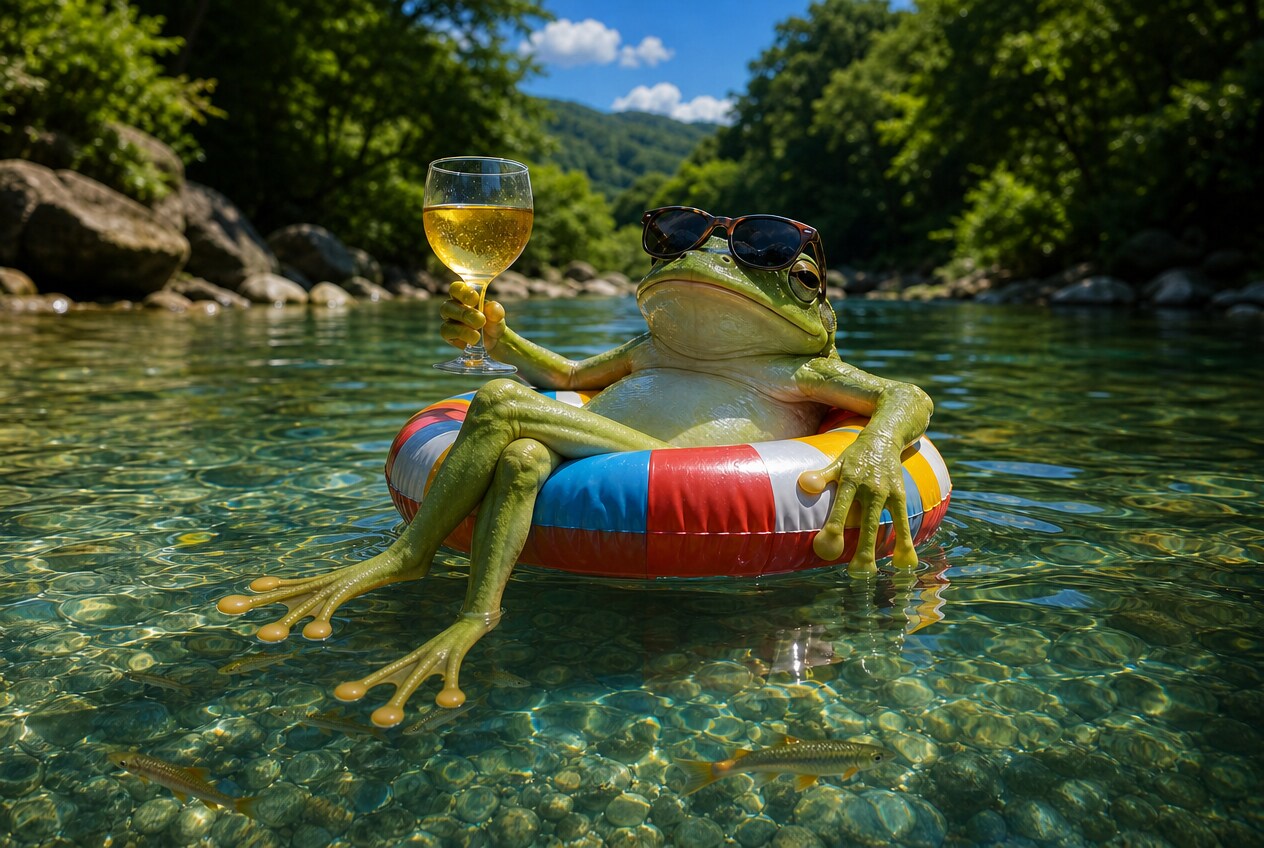 やっぱ海より川だよな～