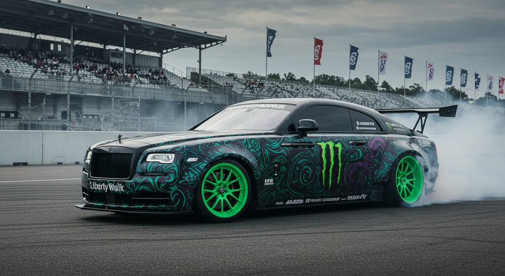 モンスターエナジーロールスロイスドリ車