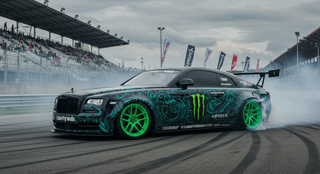 モンスターエナジーロールスロイスドリ車