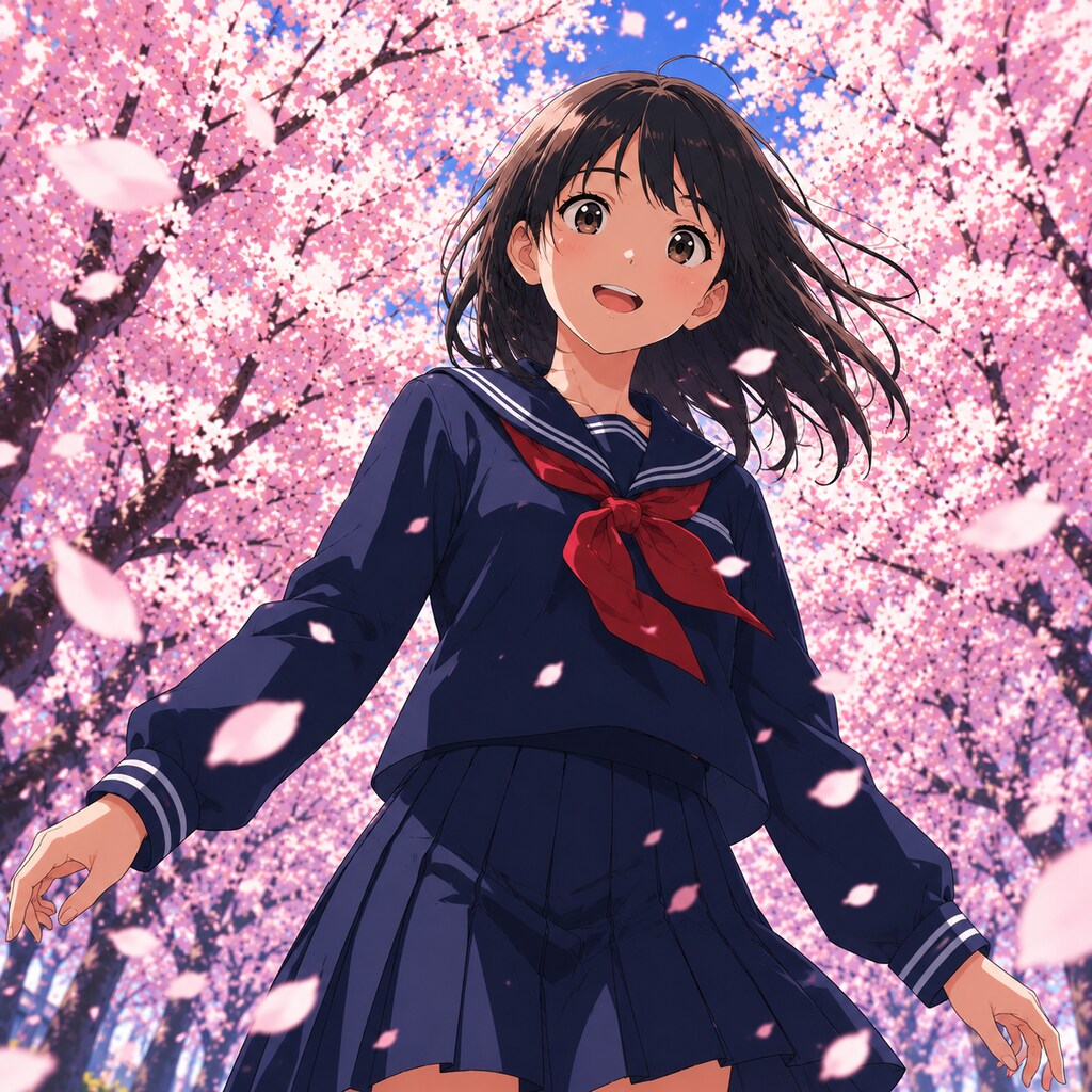 桜のトンネル