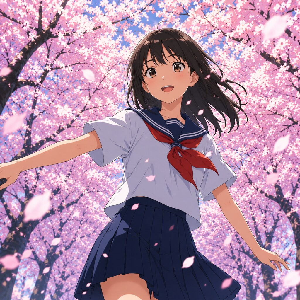 桜のトンネル